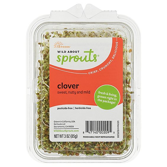 Wild About Sprouts Crunchy Clover - 3 Oz