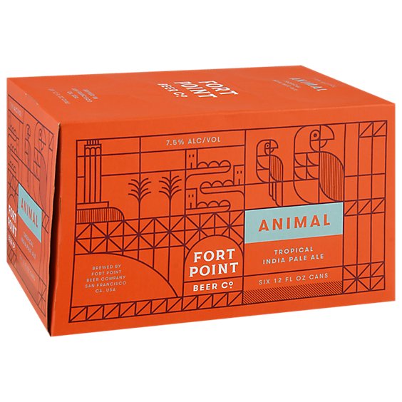 Fort Point Animal In Cans - 6-12 Fl. Oz.