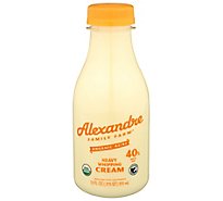 Alexandre Whipping Cream Heavy Organic A2 - 12 Oz