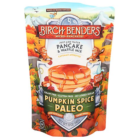 Birch Benders Pancake & Waffle Mix Pumpkin Spice Paleo - 12 Oz