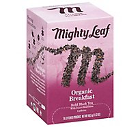 Mighty Leaf Organic Fair Trade Certified Breakfast Black Tea - 15 Count