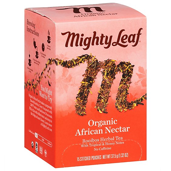 Mighty Leaf Organic African Near Herbal Tea - 15 Count