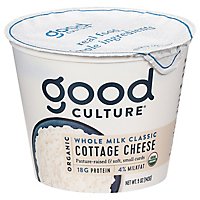 Good Culture Cottage Cheese Organic Whole Milk 4% Milkfat Classic - 5.3 Oz - Image 2