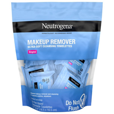 Neutrogena Makeup Remover Cleansing Towelettes Singles - 20 Count - Image 3