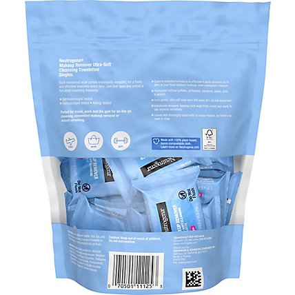 Neutrogena Makeup Remover Cleansing Towelettes Singles - 20 Count - Image 5
