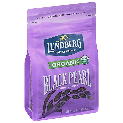 Lundberg Family Farms Rice Organic Black Pearl - 16 Oz