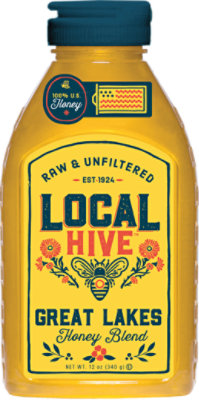 Local Hive Honey Raw & Unfiltered Great Lakes - 12 Oz - Image 2