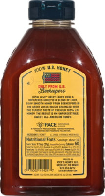 Local Hive Honey Raw & Unfiltered Great Lakes - 24 Oz - Image 7