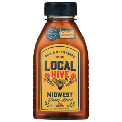 Local Hive Honey Raw & Unfiltered Midwest - 12 Oz - Image 3