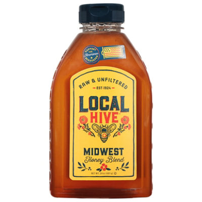 Local Hive Honey Raw & Unfiltered Midwest - 24 Oz - Image 3