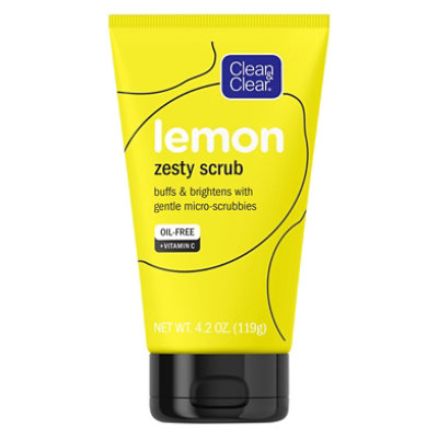 Clean & Clear Lemon Zest Scrub - 4.2 Oz - acmemarkets