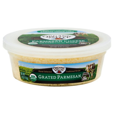 Organic Valley Cheese Grated Parmesan - 4 Oz - Randalls