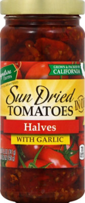 Signature Farms Tomatoes Halves W/Garlic - 8.5 Oz - Image 2