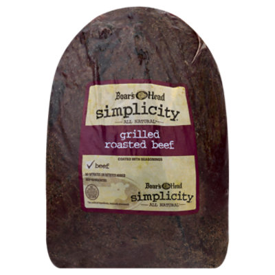 Boars Head Simplicity All Natural Grilled Roast Beef - 0.50 Lb