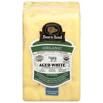 Boars Head Cheese Simplicity Organic Cheddar White Slicing Loaf - 0.50 LB - Image 1