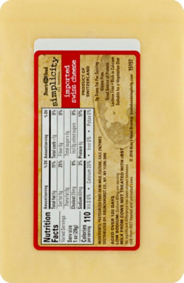 Boar's Head Cheese Simplicity All Natural Imported Swiss - Image 3