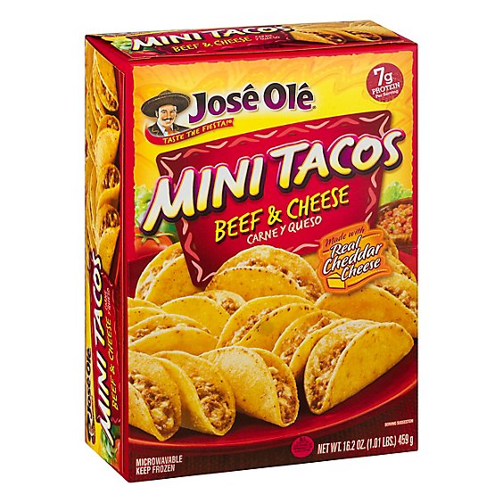 Jose Ole Beef Cheese Mini Taco - 16.2 Oz