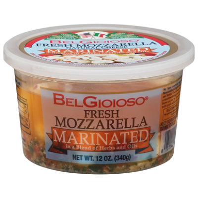 BelGioioso Fresh Marinated Mozzarella Cheese Ciliegine Cup - 12 Oz - Image 3