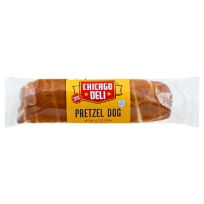 Pretzel Dog All Beef - 4.7 Oz