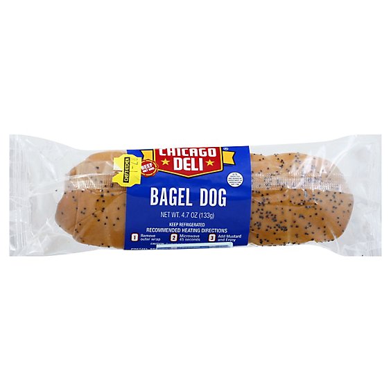 Chicago Deli Beef Bagel Dog - 4.7 Oz