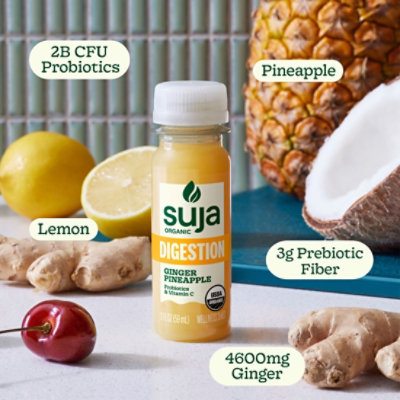 Suja Organic Digestion Ginger Pineapple Shot - 2 Fl. Oz. - Image 2