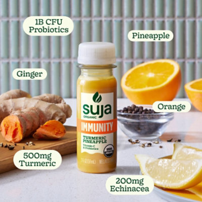 Suja Organic Immunity Turmeric Pineapple Wellness Shot - 2 Fl. Oz. - Image 2