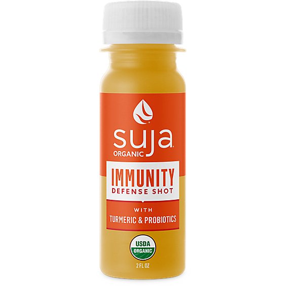Suja Organic Immunity Defense Shot With Turmeric And Probiotics - 2 Fl. Oz.
