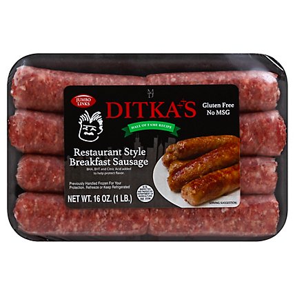 Ditka Breakfast Sausage Links - 16 Oz - Image 1