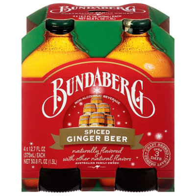 Bundaberg Spiced Ginger Beer - 4-12.7 Fl. Oz. - Image 3