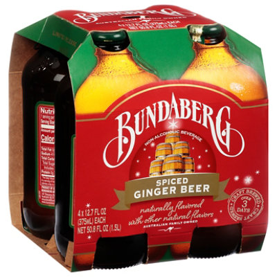 Bundaberg Spiced Ginger Beer - 4-12.7 Fl. Oz. - Image 1