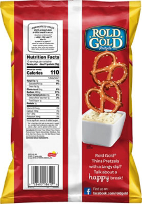 Rold Gold Pretzels Thins Pre Priced $2 Original - 10 Oz - Image 6