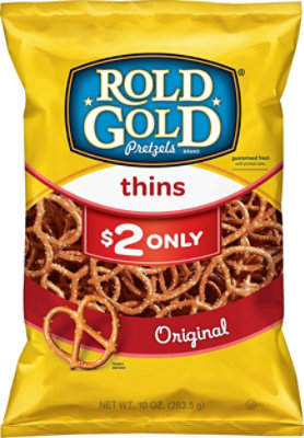 Rold Gold Pretzels Thins Pre Priced $2 Original - 10 Oz - Image 2