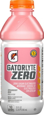 Gatorade Gatorlyte Zero Sugar Strawberry Kiwi Sports Drink - 20 Oz