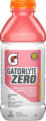 Gatorade Gatorlyte Electrolyte Beverage Strawberry Kiwi Naturally Flavored Bottle - 20 Oz - Image 6