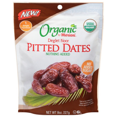 Mariani Organic Dates Pitted Deglet Noor - 8 Oz - Image 3