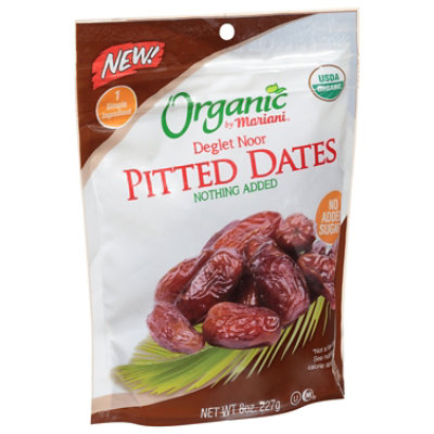 mariani organic oz pitted dates dried fruits noor deglet