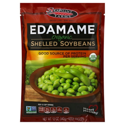 Seapoint Farms Edamame Organic Shelled Soybeans - 12 Oz - Image 1