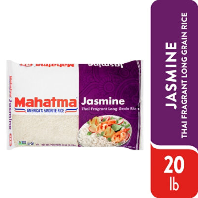 Mahatma Rice Jasmine Enriched Thai Fragrant Long Grain - 20 Lb