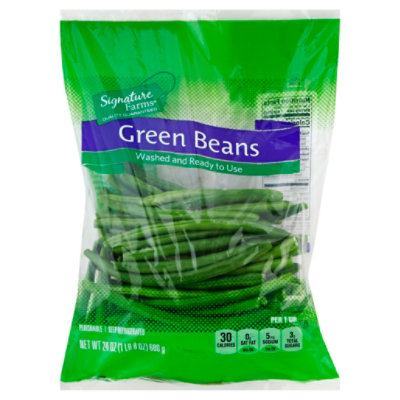 Signature Farms Green Beans - 24 Oz