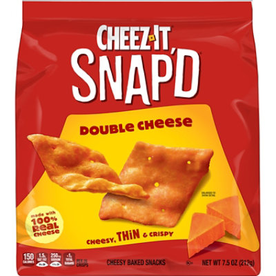 Cheez-It Snapd Cheese Cracker Chips Thin Crisps Double Cheese - 7.5 Oz - Image 8