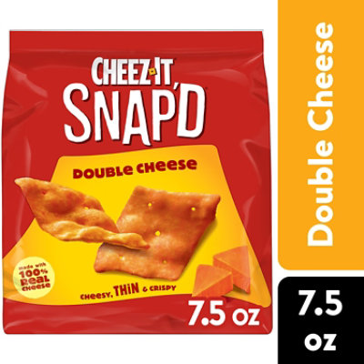 Cheez-It Snapd Cheese Cracker Chips Thin Crisps Double Cheese - 7.5 Oz - Image 1