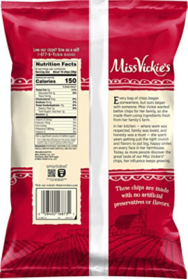 Miss Vickies Kettle Cooked Sea Salt Potato Chips - 8 Oz - Image 6