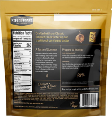 Field Roast Miniature Corn Dog - 10 Oz - Image 6