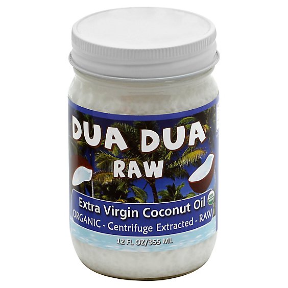 Dua Dua Raw Organic Xv Coconut Oil - 12 Oz