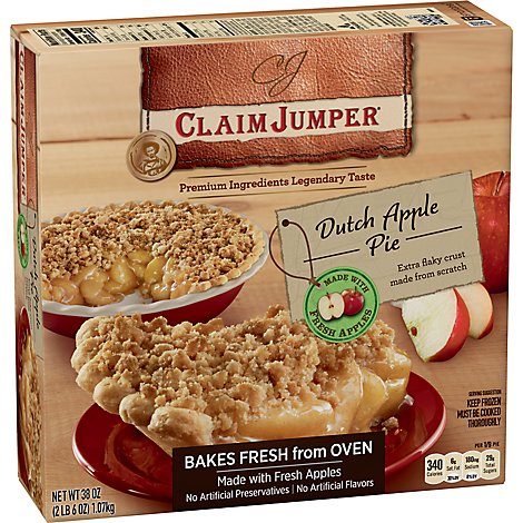Claim Jumper Dutch Apple Pie - 38 Oz