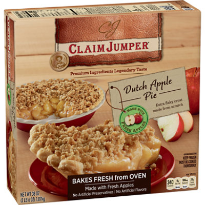 Claim Jumper Dutch Apple Pie - 38 Oz