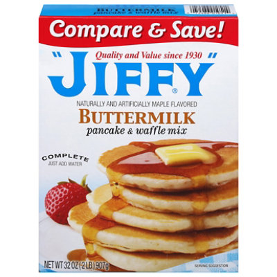 Jiffy Buttermilk Complete Pancake Mix - 32 Oz - Image 1