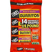 Tinas Burritos Bean & Cheese Value Pack 14 Count - 56 Oz - Image 2