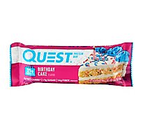 Quest Bar Protein Bar Coated Birthday Cake - 2.12 Oz