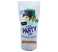 Signature Select Cups Party Green 18oz - 20 Count
